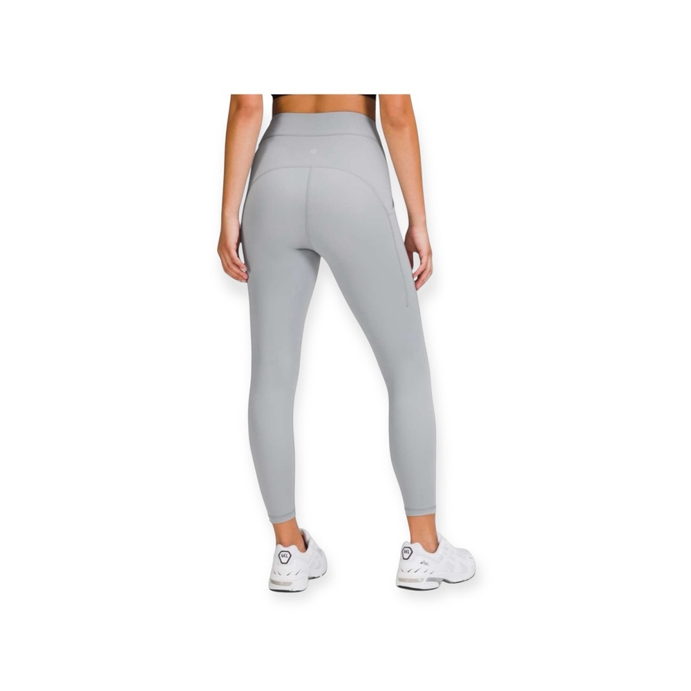 Lululemon ✵ Power Thru High Rise Tight 25" Leggings Pant ✵ Rhino Grey ✵ 6 W5DAJS